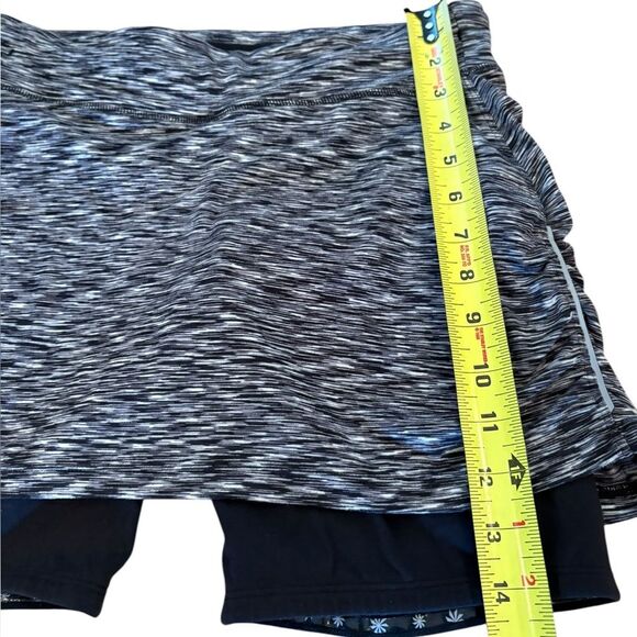 Athleta Contender 2 in 1 Skort Black Space Dye Womens Size Small - Picture 10 of 10